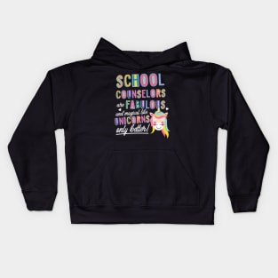 School Counselors are like Unicorns Gift Idea Kids Hoodie